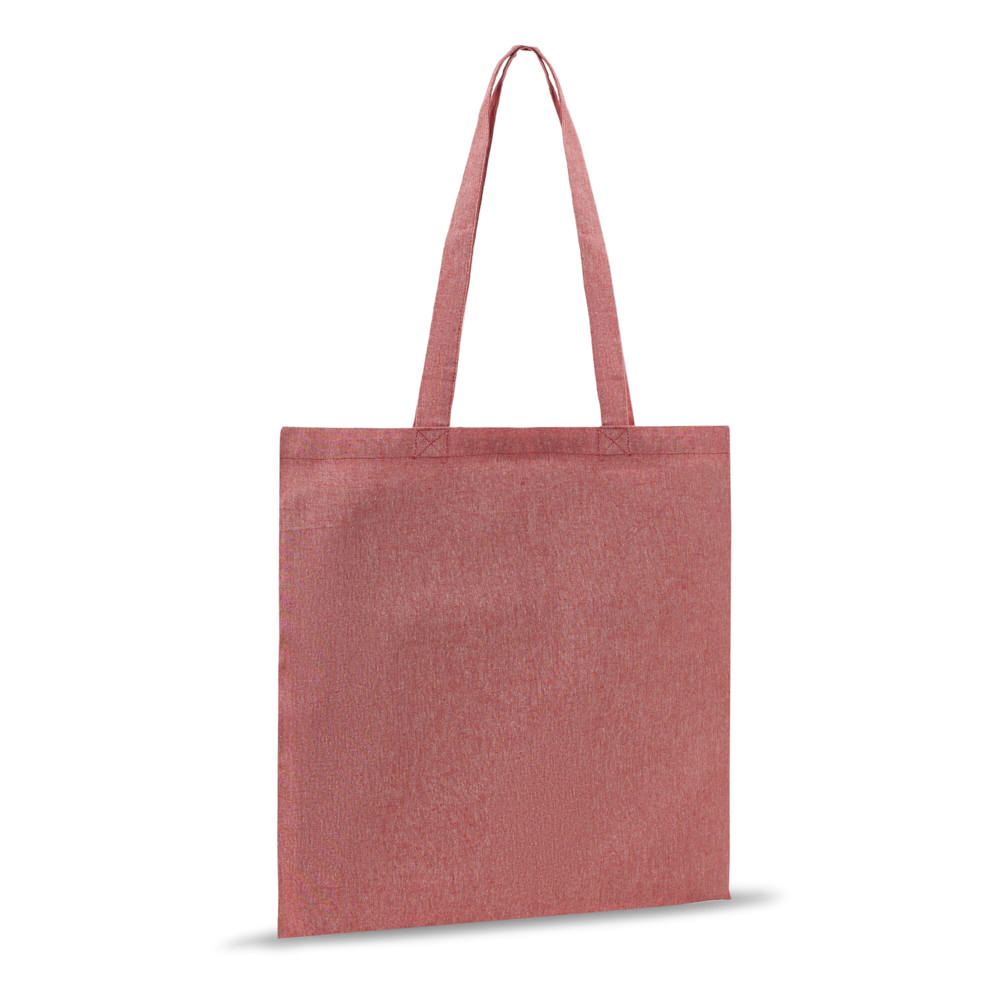 Einkaufstasche aus recycelter Baumwolle 38x42cm - Rot