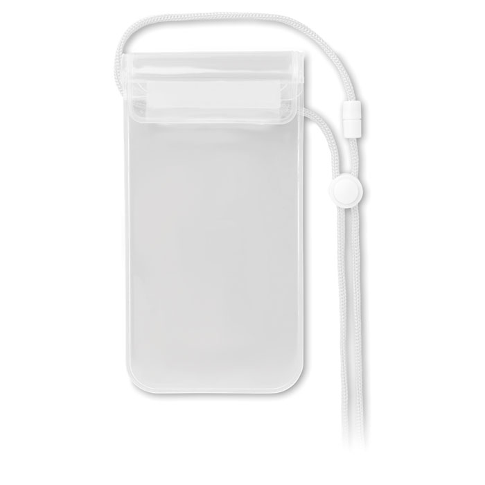 COLOURPOUCH - Wasserfeste Smartphone Hülle - transparent weiß