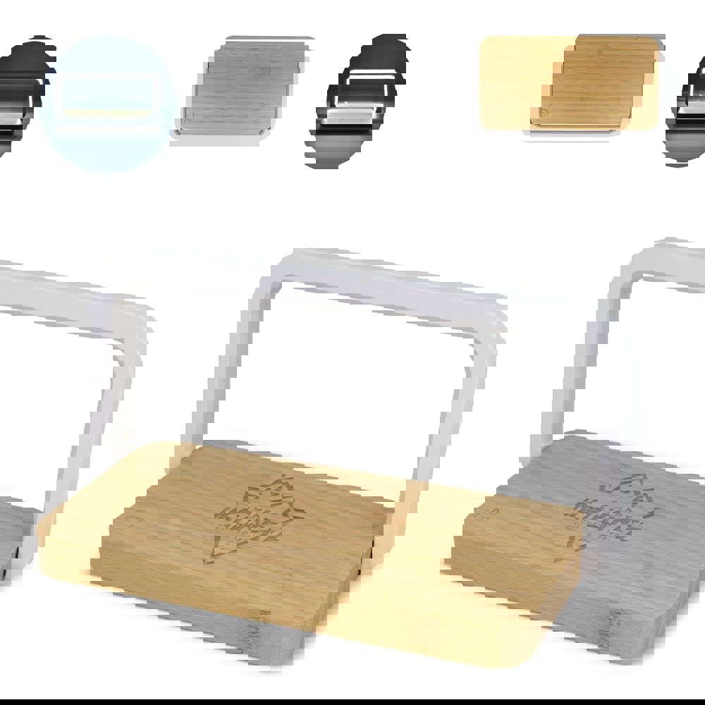 15-W-Wireless-Ladegerät mit dimmbarer LED-Lampe