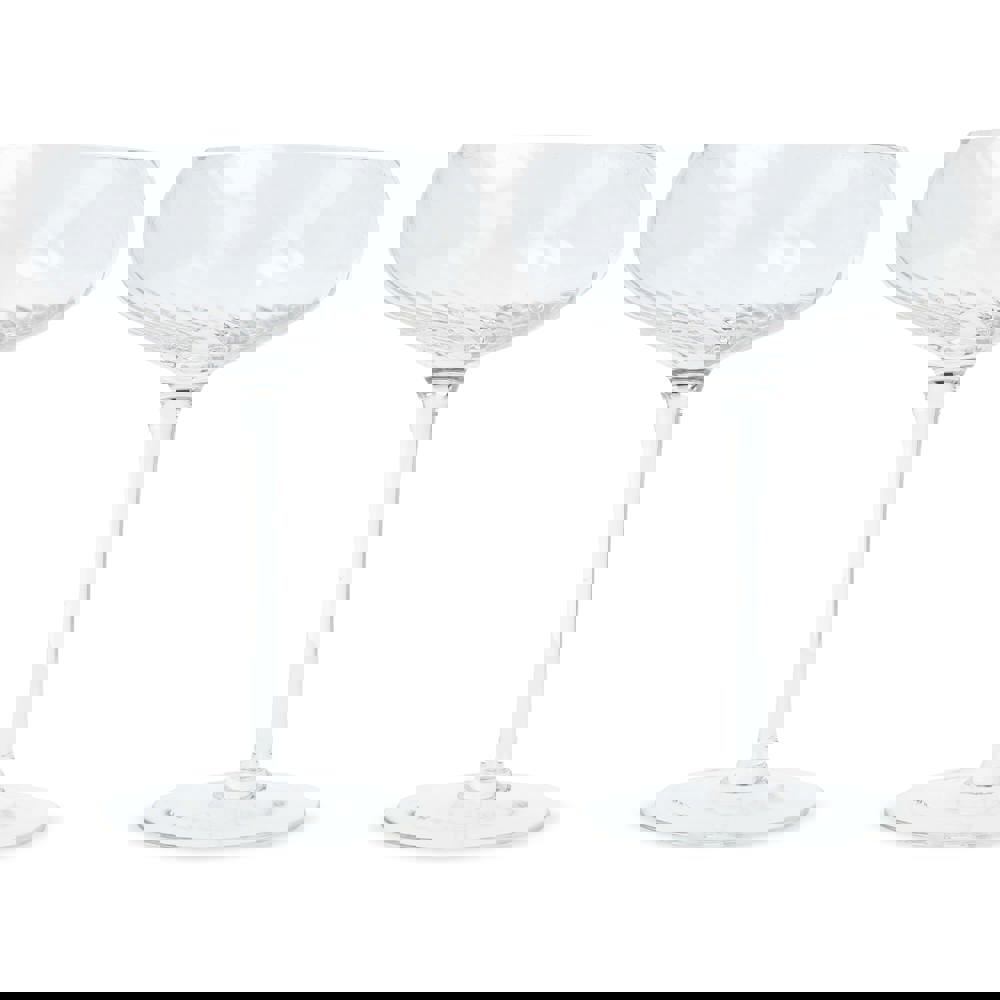 Byon Opacity 2er-Set Sektgläser mit stilvollem Glasmuster 300ml