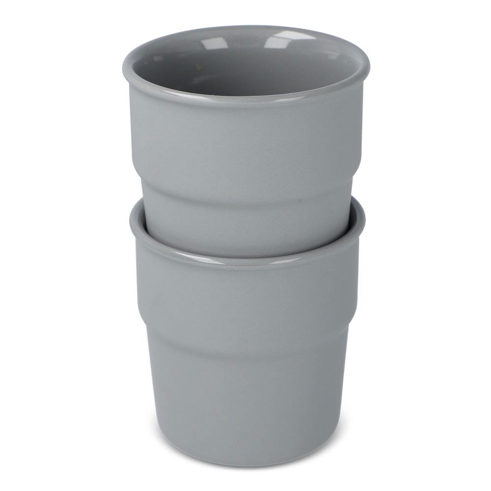 InSideOut Cup Fika Becher 2er Set 280ml - Grau