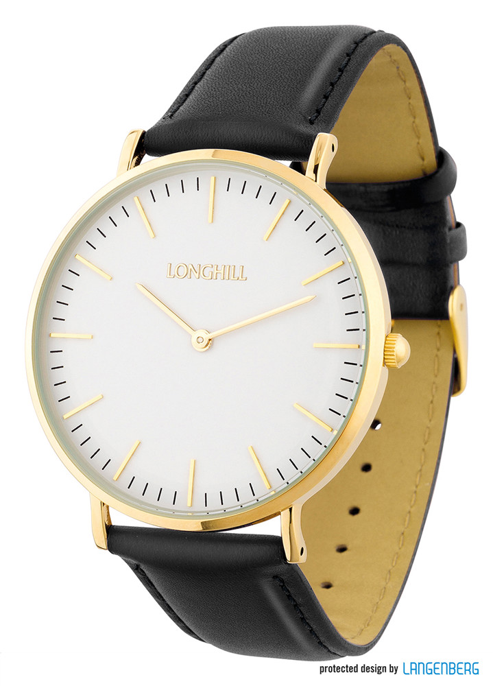 Metalluhr CLASSIC FLAT gold