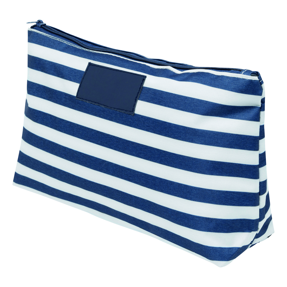 STRIPY - Kulturbeutel - blau, weiß