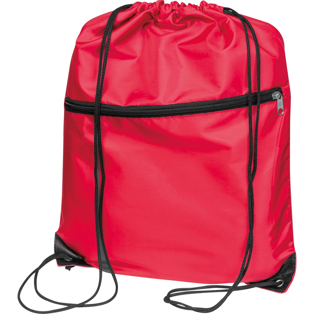 Gymbag aus recyceltem Polyester HILDA - Rot
