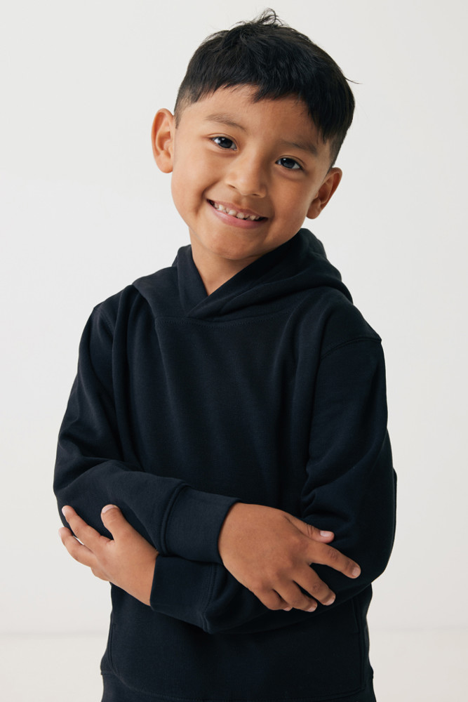 IQONIQ Yengo KidsHoodie mit Seitentaschen aus rec. Baumwolle