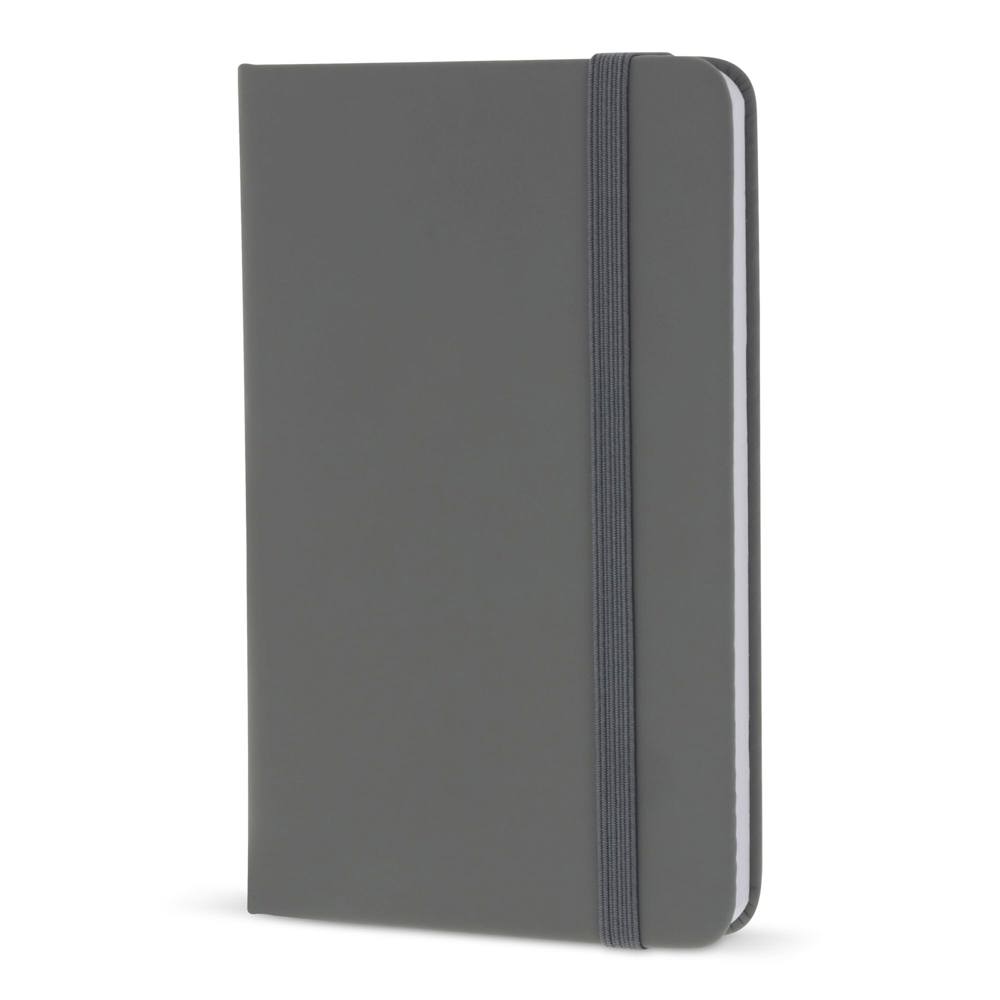 Notizbuch A6 aus PU - Hellgrau