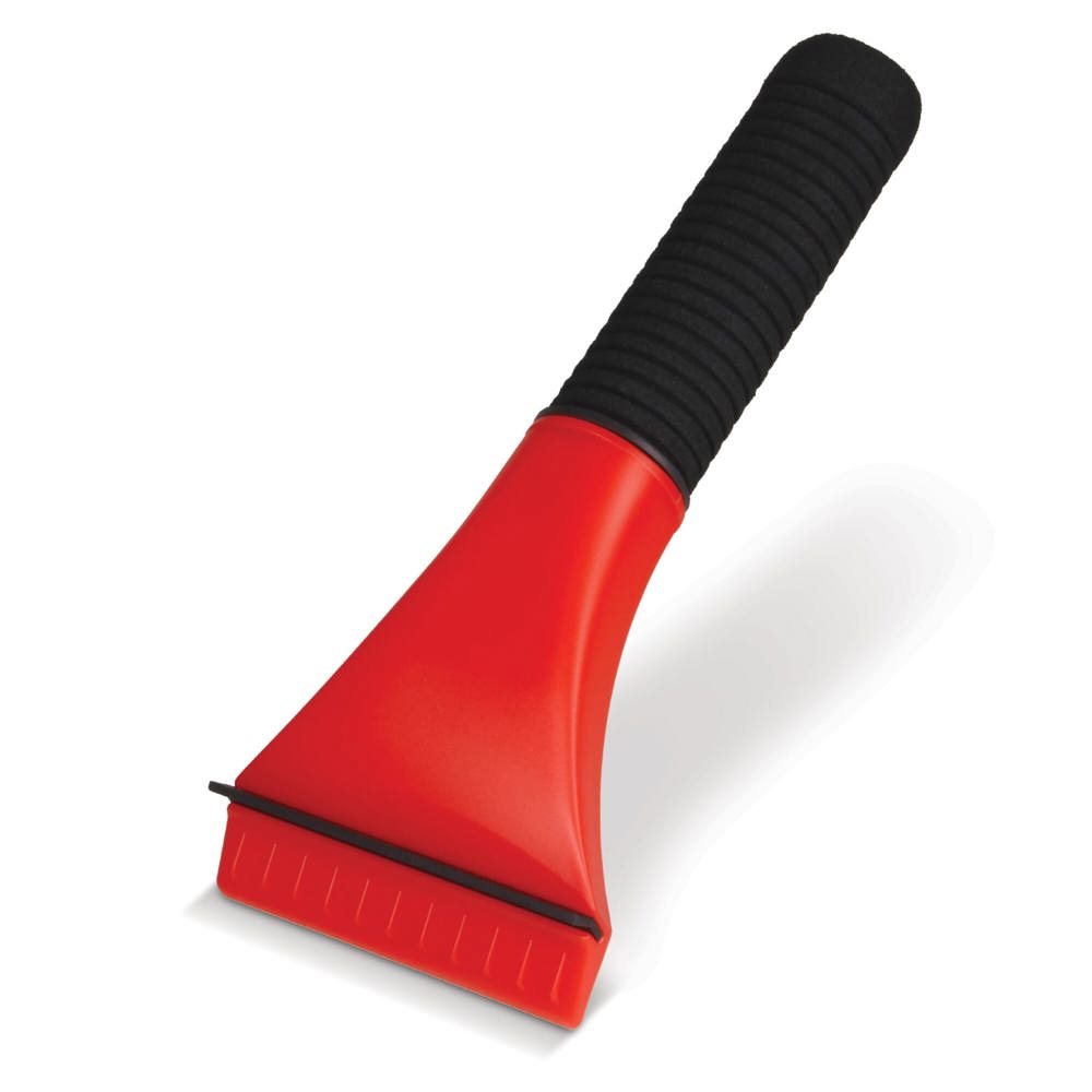Eiskratzer mit robustem Griff - Rot