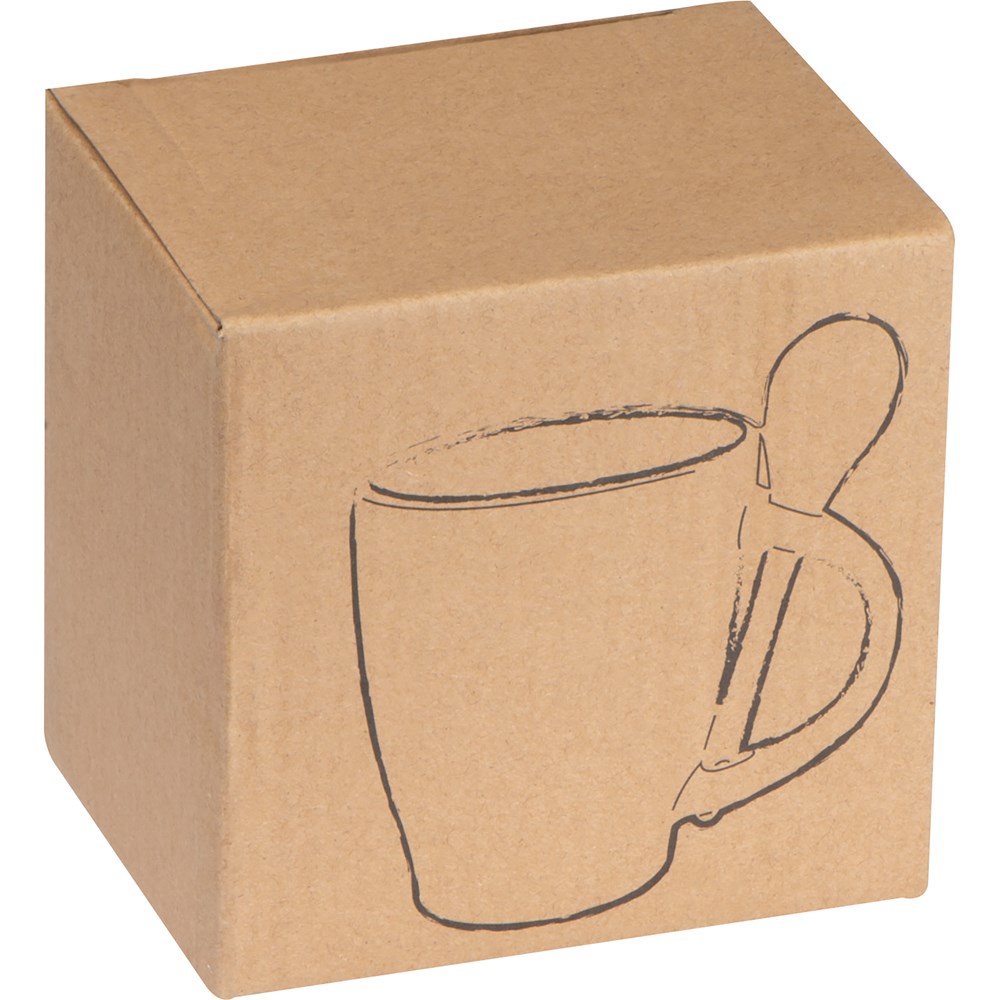 Tasse aus Porzellan mit Löffel, 250ml ARMANDO