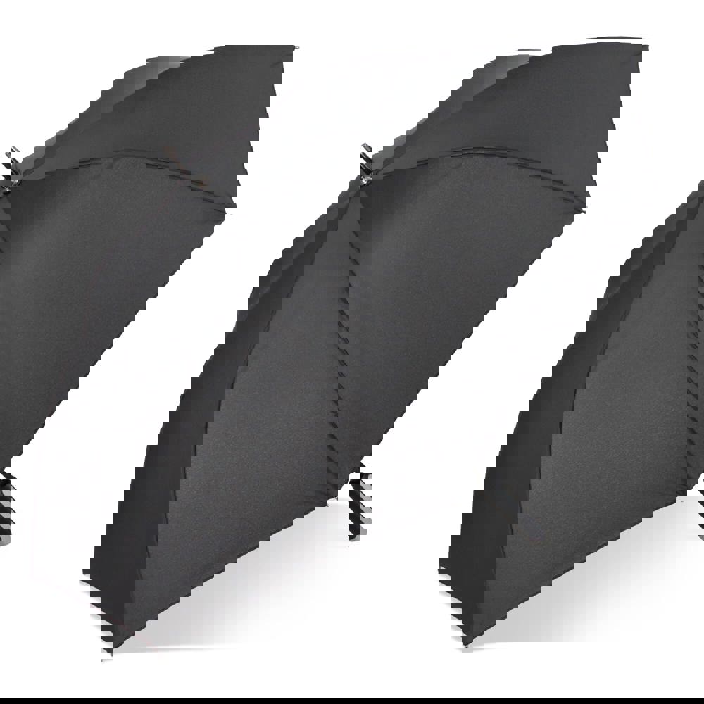 Emerantia 190T Pongee 23" Stockschirm Auto offen - Schwarz