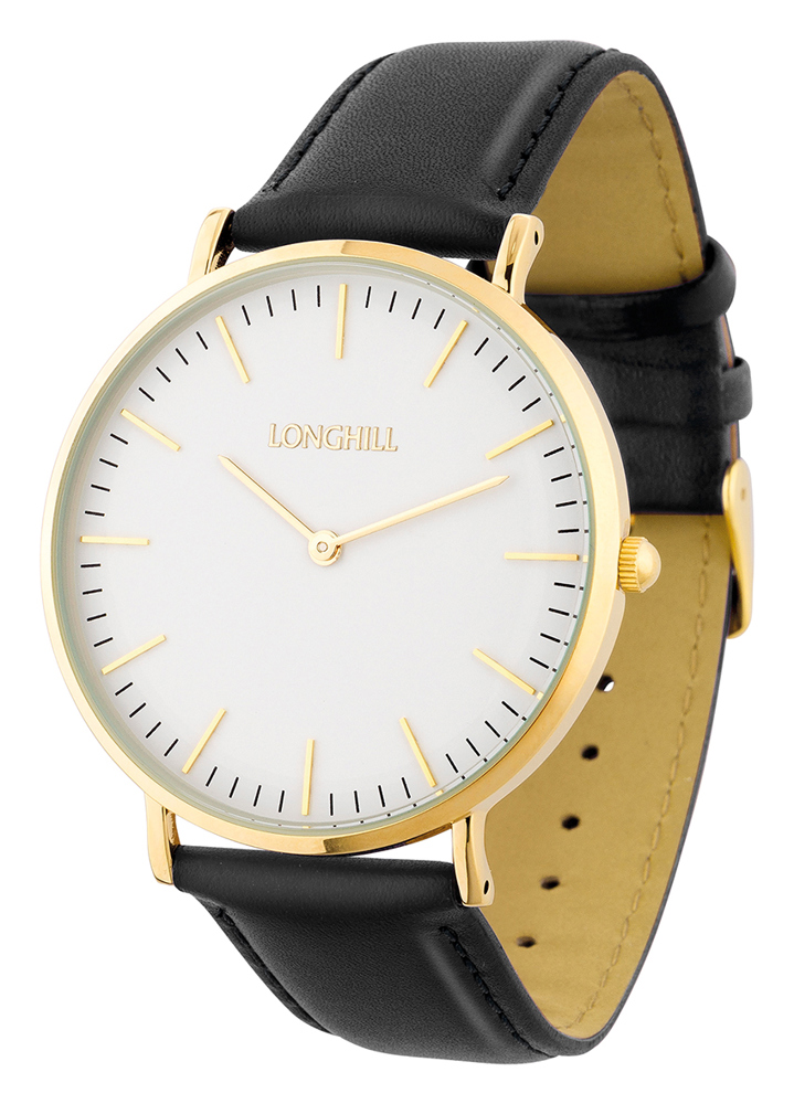 Metalluhr CLASSIC FLAT BIG - Schwarz