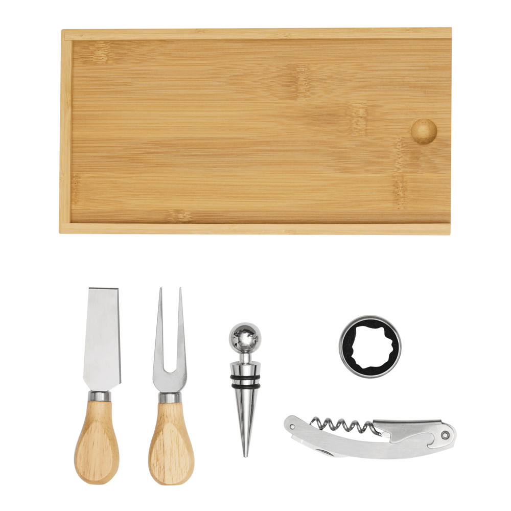 BAMBOO WINE - Wein- und Käseset