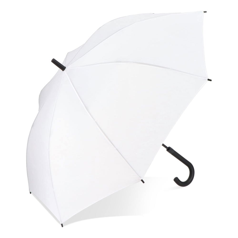 Verdure 190T Pongee 23" windproof Hakenschirm Auto open - Weiss