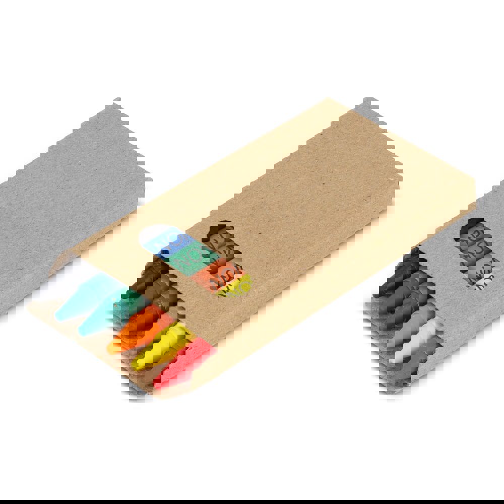 6 Stück Buntstifte in Bastelbox