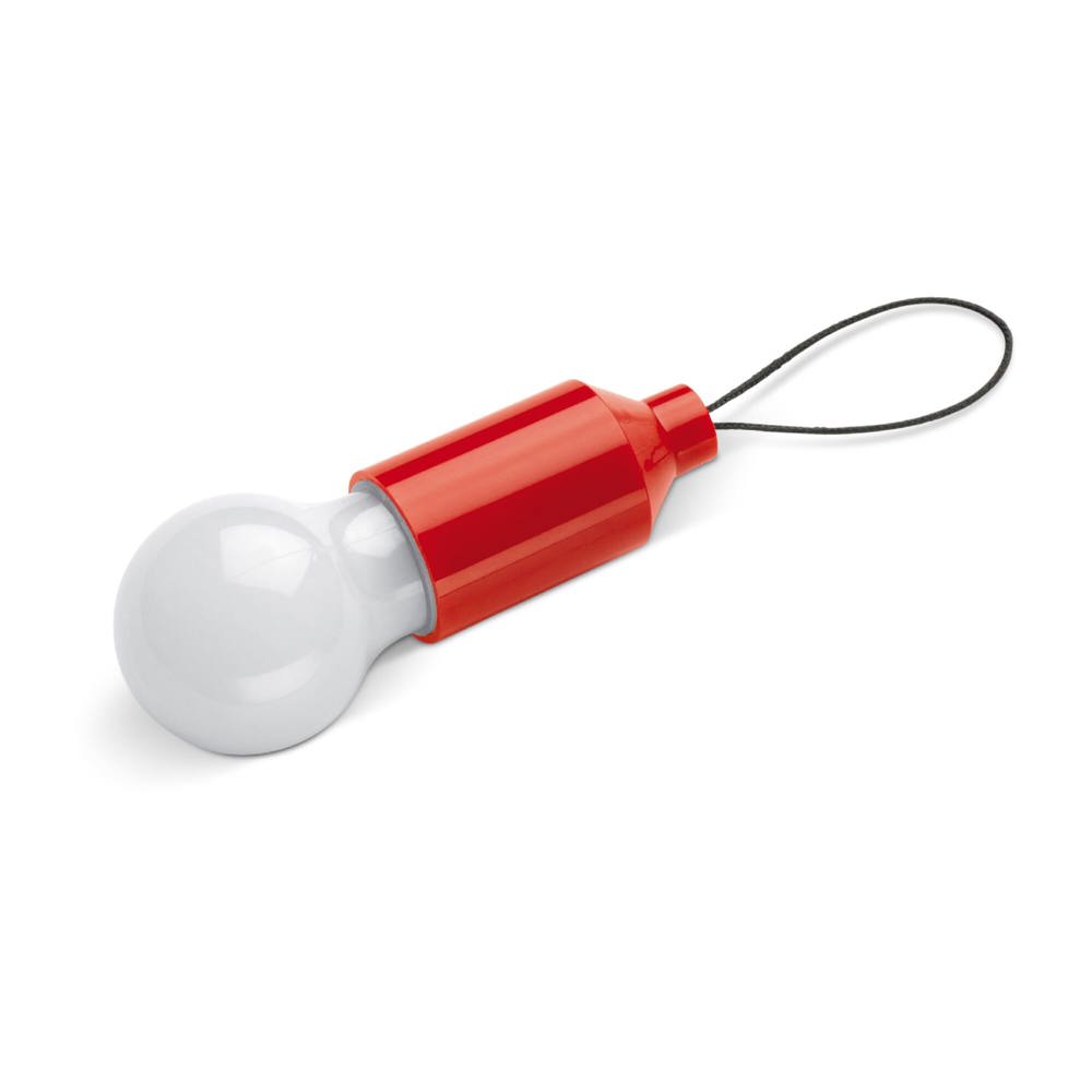 Schlüsselanhänger Glühlampe - Rot
