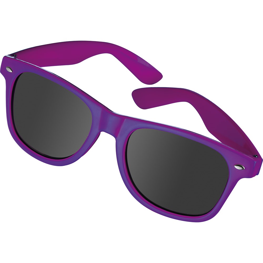 Sonnenbrille aus Kunststoff im "Nerdlook", UV 400 Schutz GIANNA - Lila