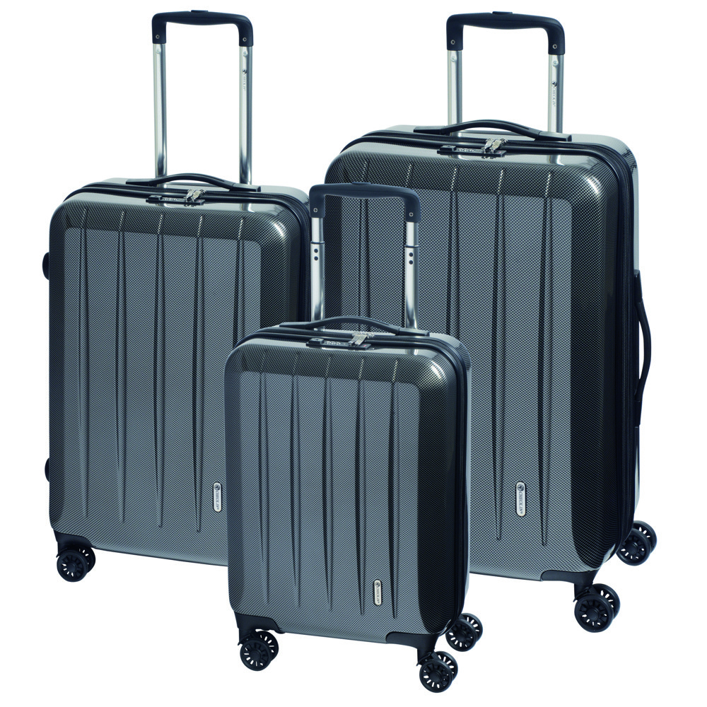 LONDON 2.0 - Trolley-Set, 3-tlg. - carbon schwarz