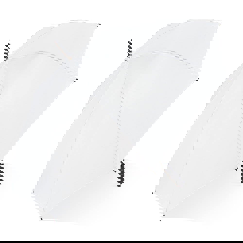 Bosco 190T Polyester 23" Stockschirm Auto offen - Weiss