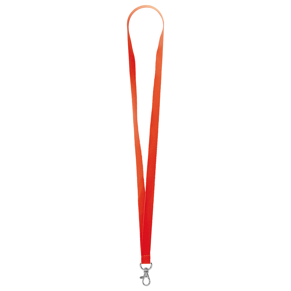 Schlüsselband/Lanyard "Standard" - Signalrot (ca. Pantone 485C)