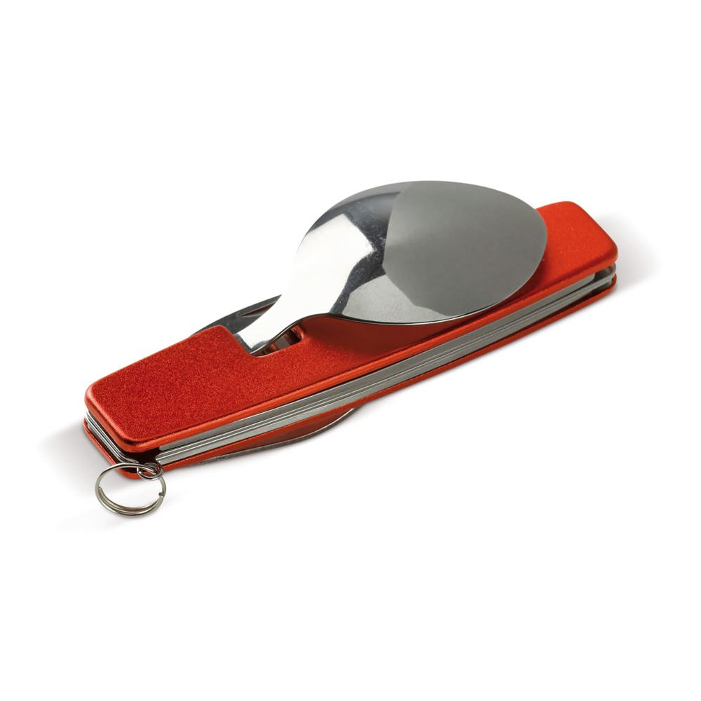 Zusammenklappbares Besteck im Multi-tool