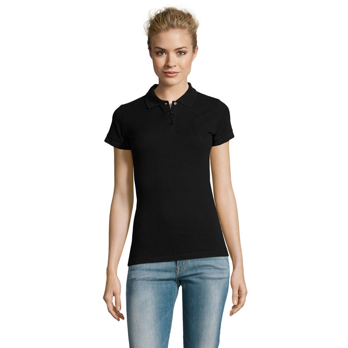 PERFECT WOMEN - PERFECT DAMEN POLO 180g - Schwarz