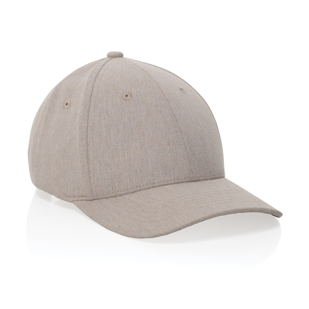 Milo AWARE™ 6-Panel-Heather-Kappe - off white (± PMS Natural)