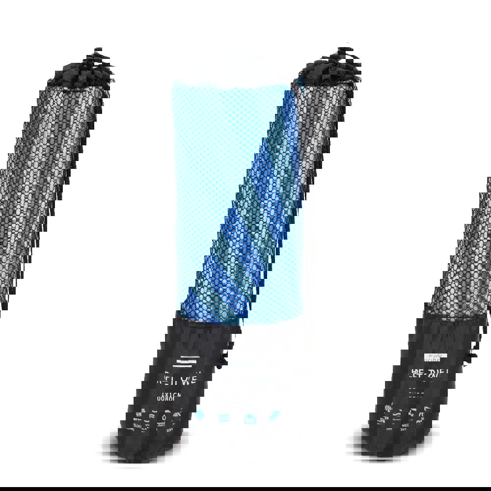 R-PET-Schnelltrocknungs-Strandtuch 100 × 180 cm, Sublimationsdruck