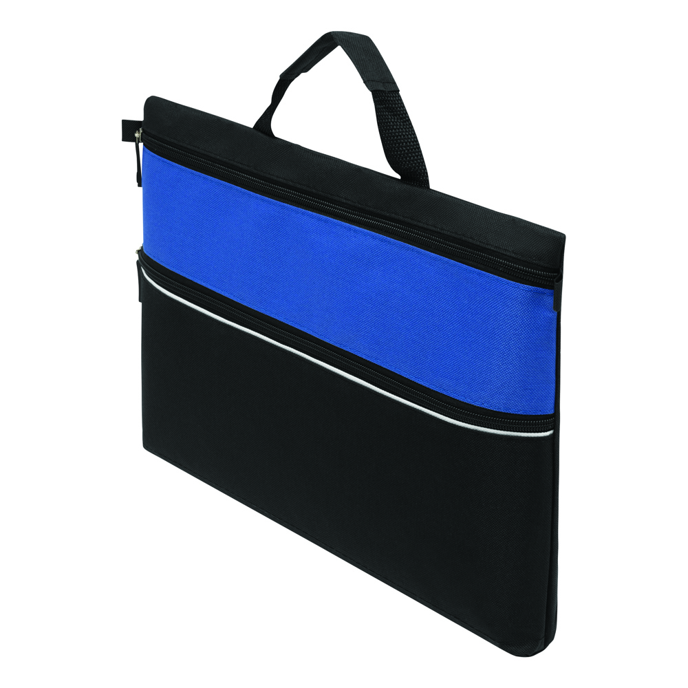 FILE - Dokumententasche - blau, schwarz