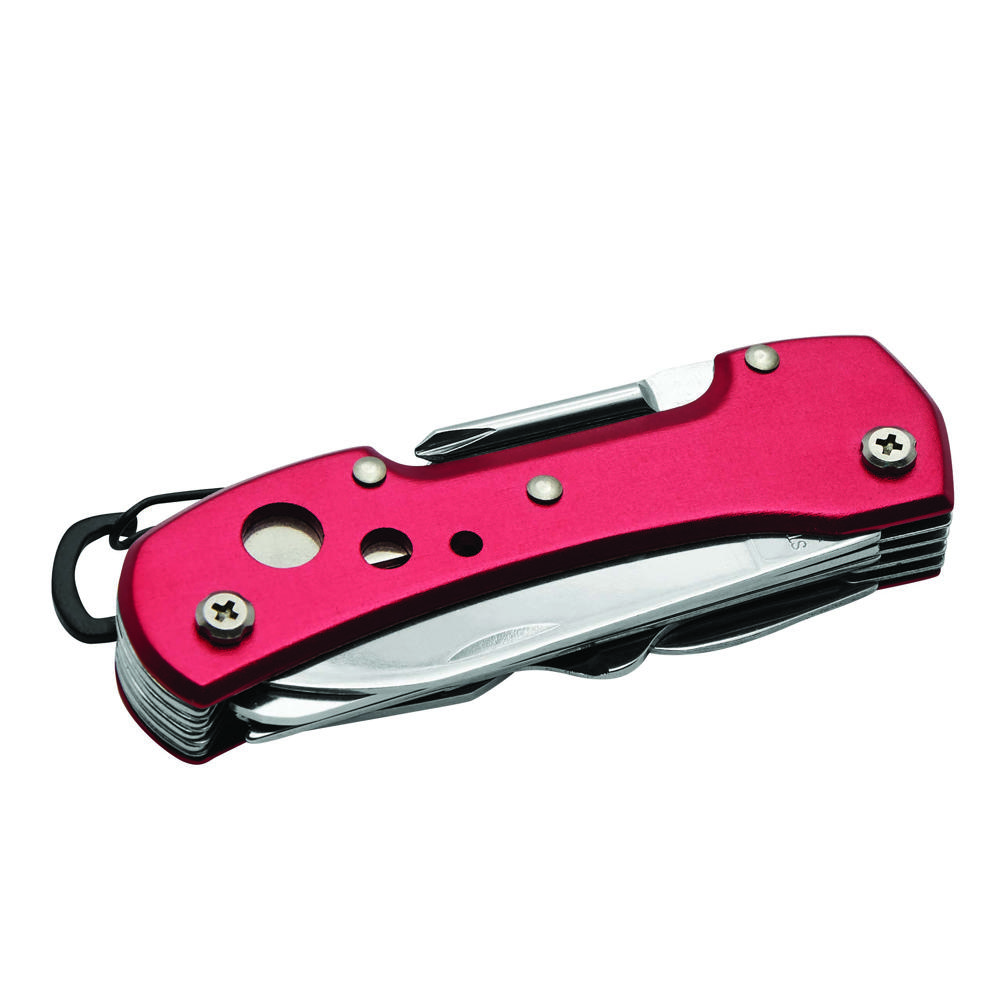 STRONG HELPER - Taschenmesser, 12-teilig - Rot