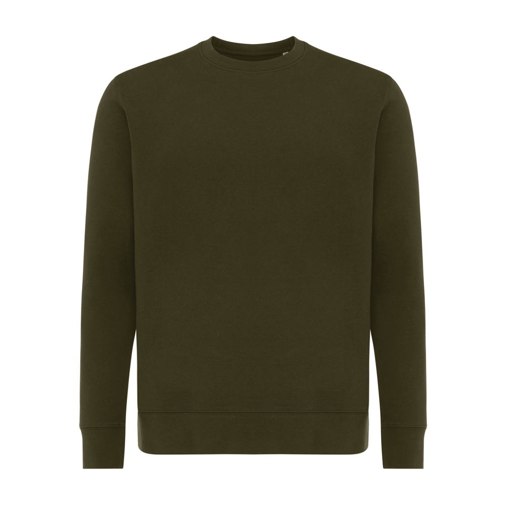 IQONIQ Etosha Lightweight Sweater aus recycelter Baumwolle - khaki (± PMS 18-0523 TCX)