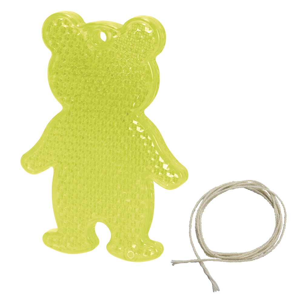 Sicherheits-Reflektor "Bär" - gelb-transparent