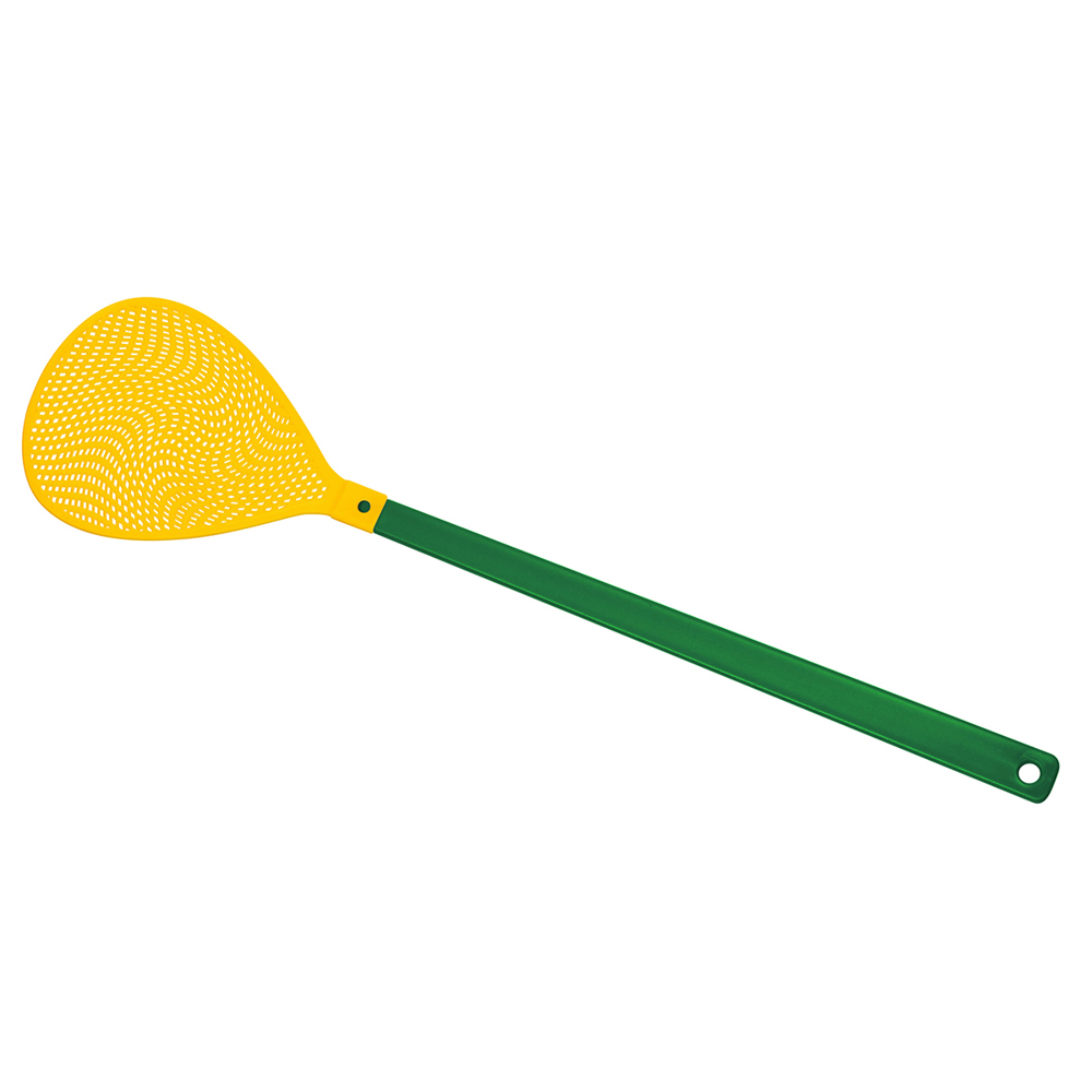 Fliegenklatsche "Oval" - grün/gelb