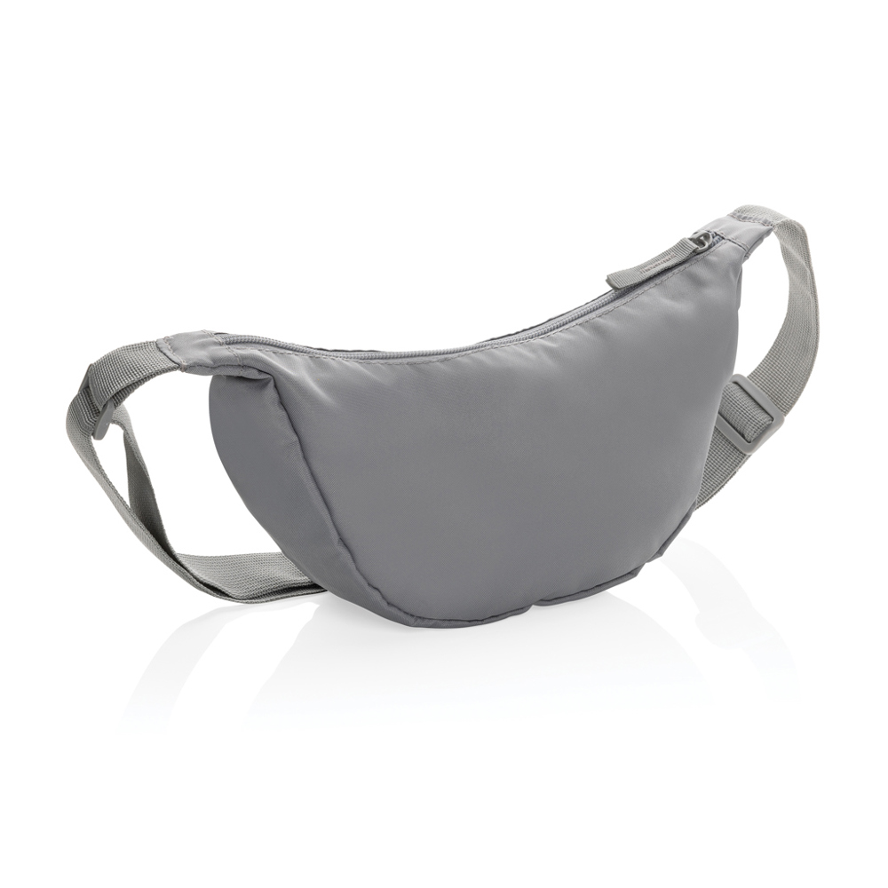 Crescent AWARE™ RPET Half-Moon Sling Tasche - Silbergrau (± PMS 17-4405 TCX)