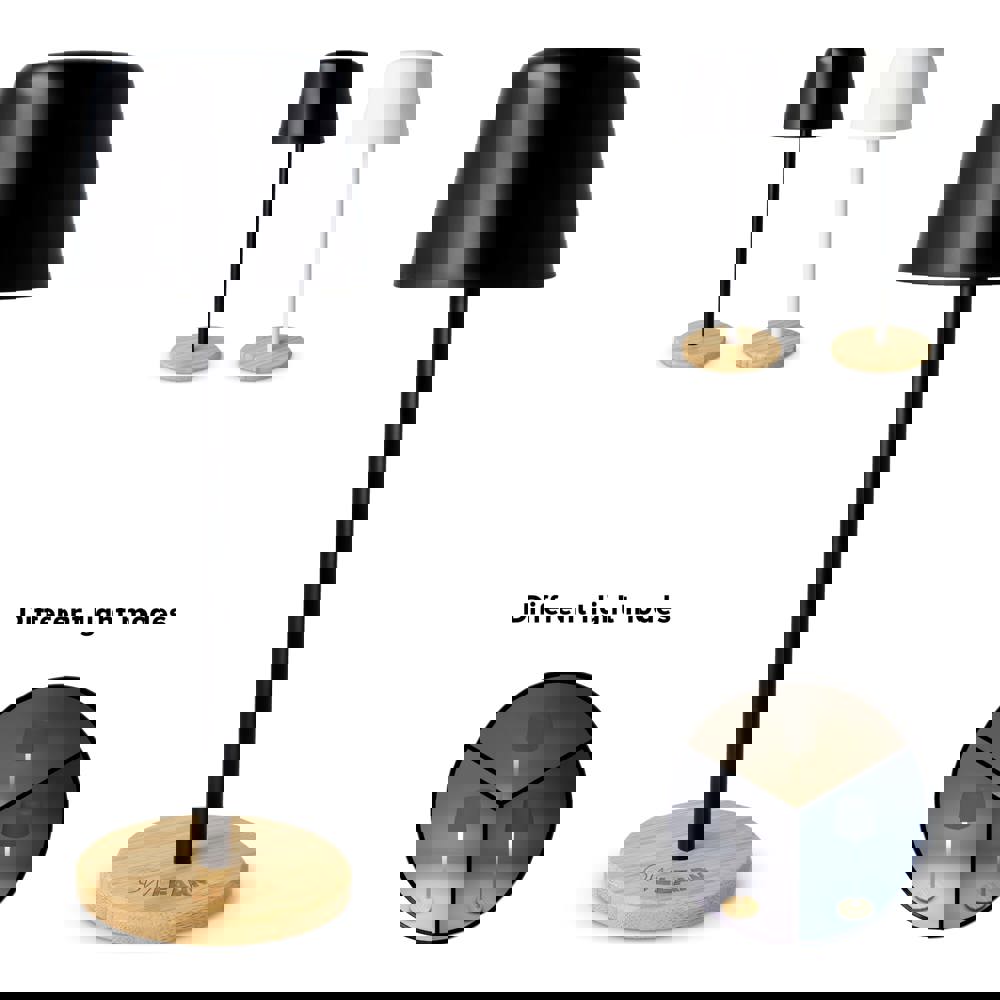 Solis Dimmbare Tischlampe mit Bambusfuß