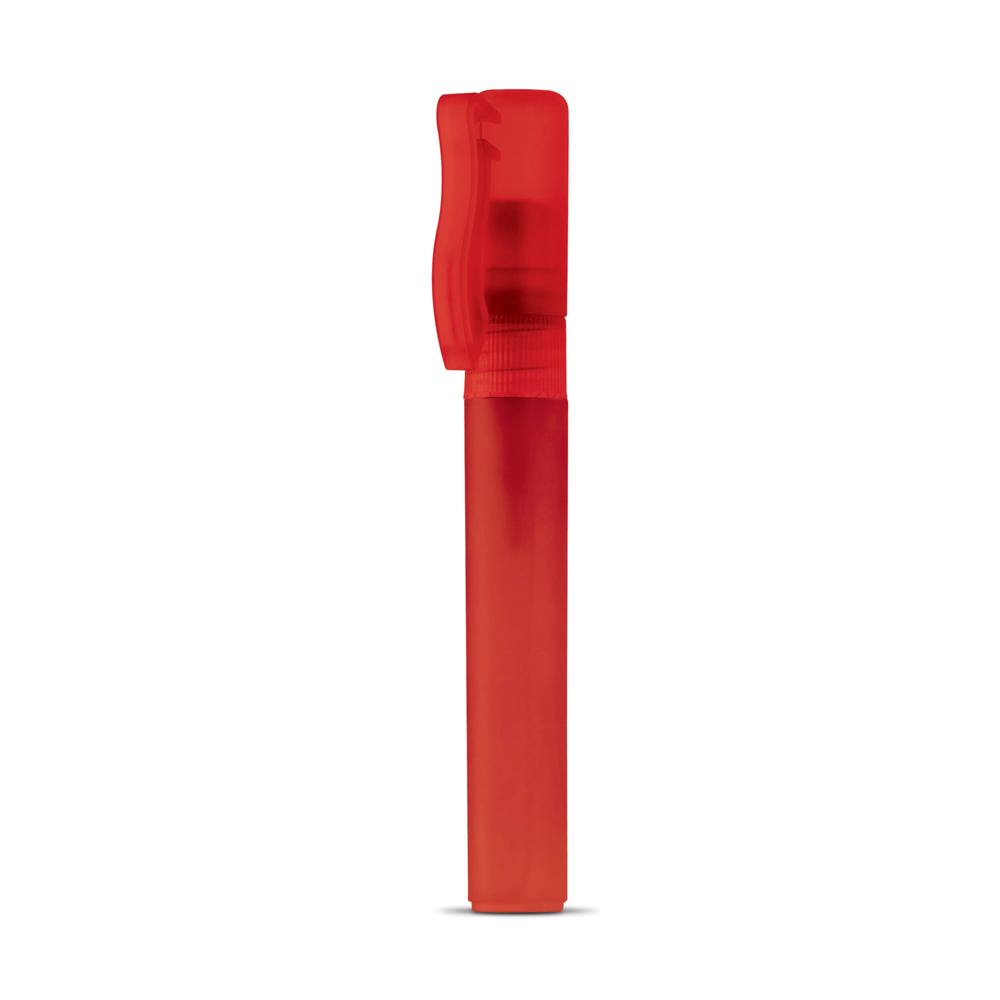 Reinigungsspray für die Hände 8ml - Transparent / Rot