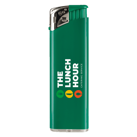 Go Commerce Piezo Elektronisches Feuerzeug - Dunkel Grün