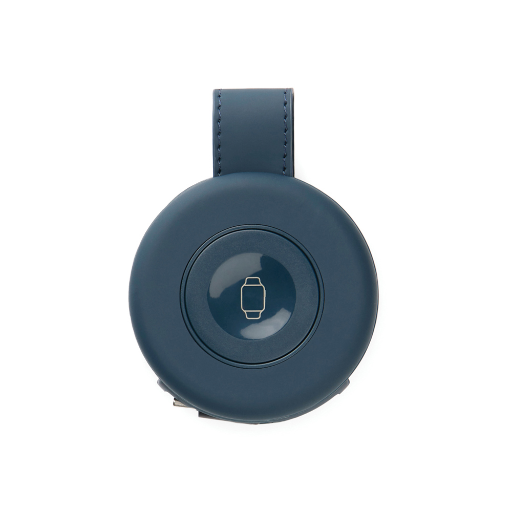 VINGA Baltimore 2-in-1 kabelloser 15W RCS Travel Charger - navy blau (± PMS 19-4110 TPG)