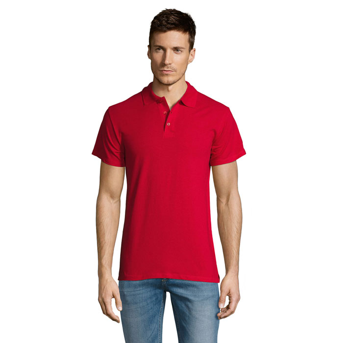 SUMMER II - SUMMER II MEN Polo 170g - Red