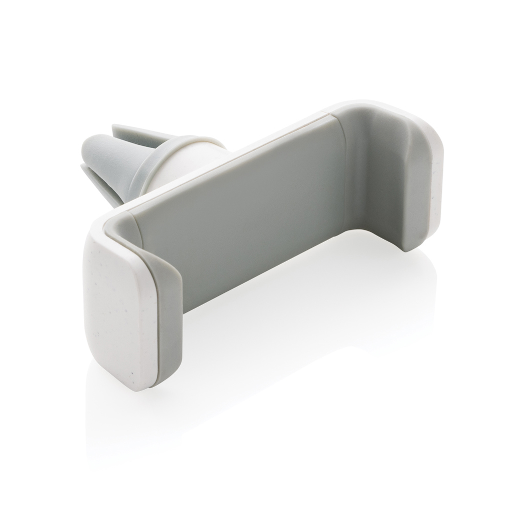 Acar 360° Auto-Handyhalterung aus RCS recyceltem Kunststoff - weiß (± PMS White)