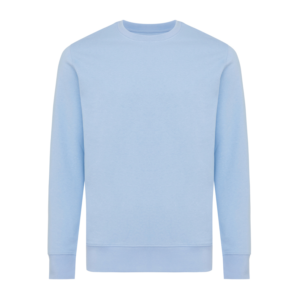 IQONIQ Etosha Lightweight Sweater aus recycelter Baumwolle - sky blue (± PMS 15-3930 TCX)