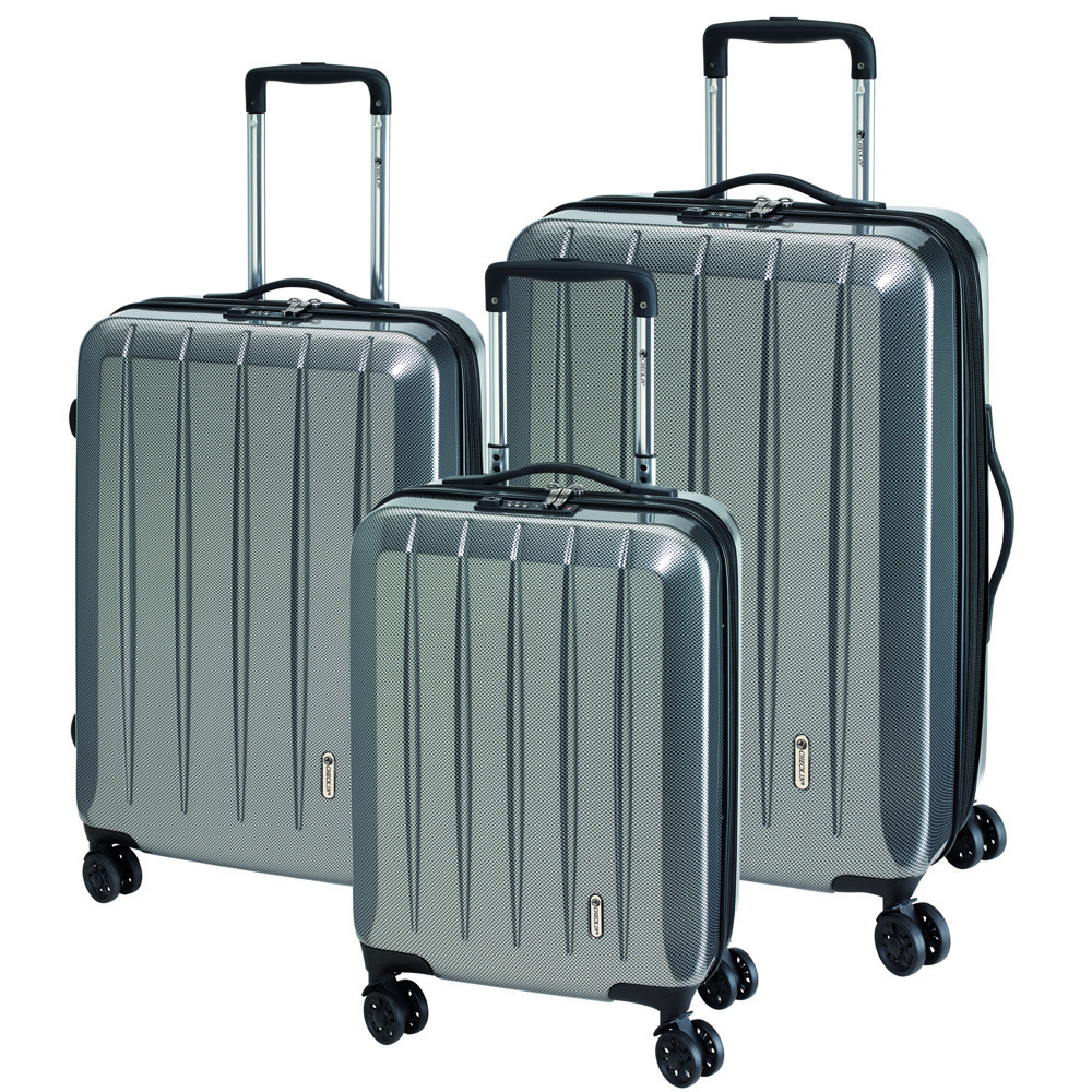 LONDON 2.0 - Trolley-Set, 3-tlg. - carbon silber