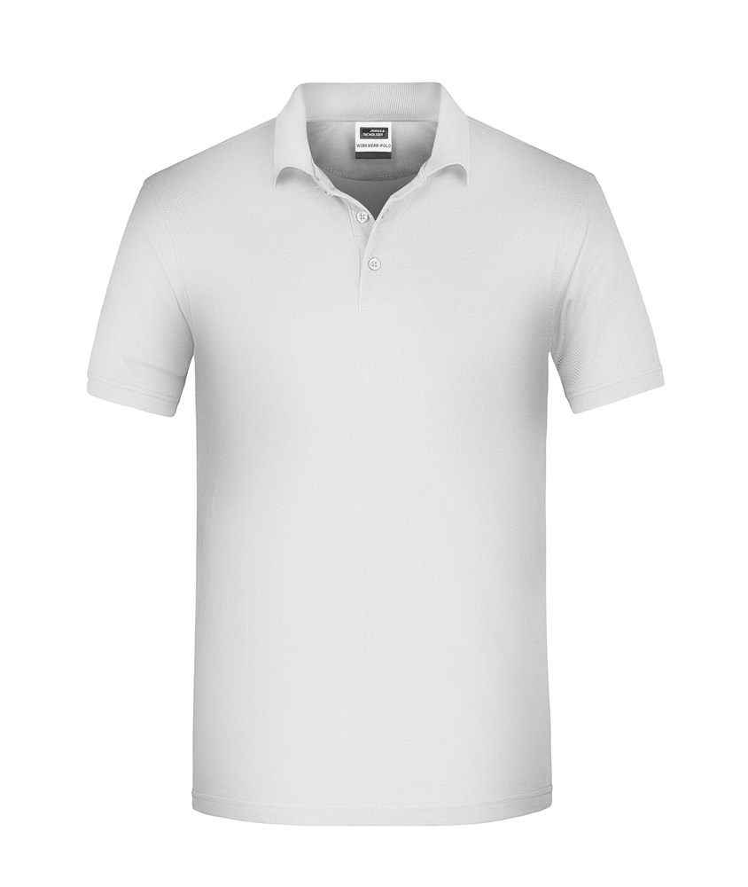 Men's ORGANIC Workwear Polo OCS Blended - White (ca. Pantone white)