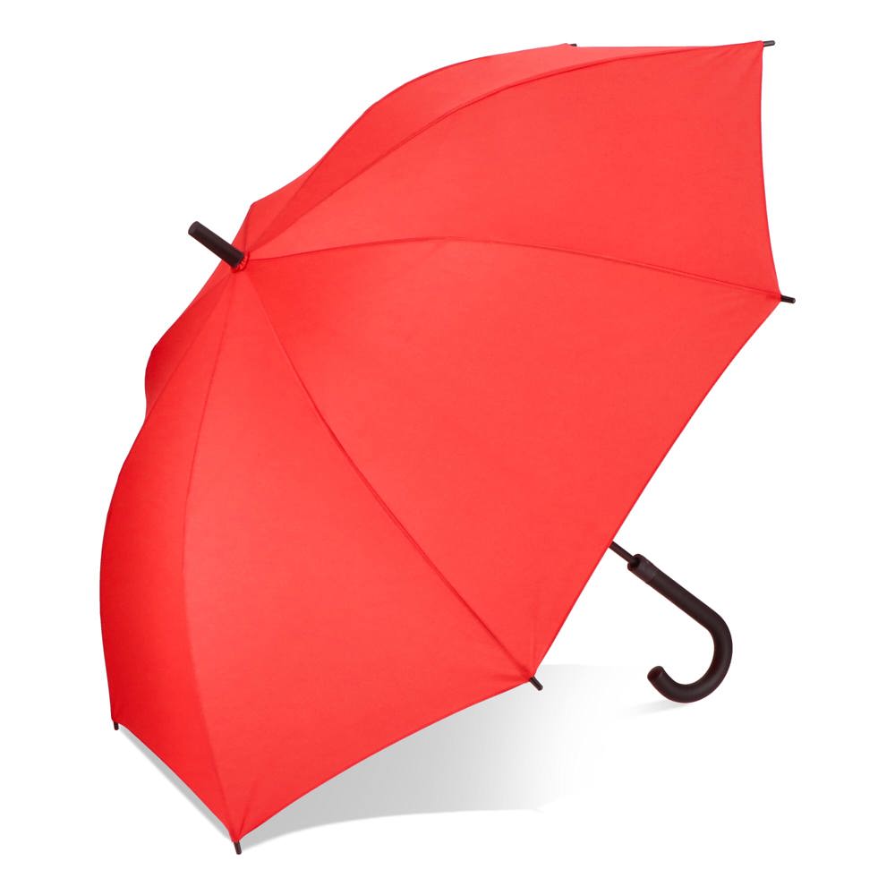Verdure 190T Pongee 23" windproof Hakenschirm Auto open - Rot