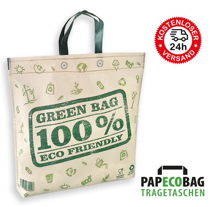 Non Woven Tasche MAXI mit 100% ECO FRIENDLY Motiv
