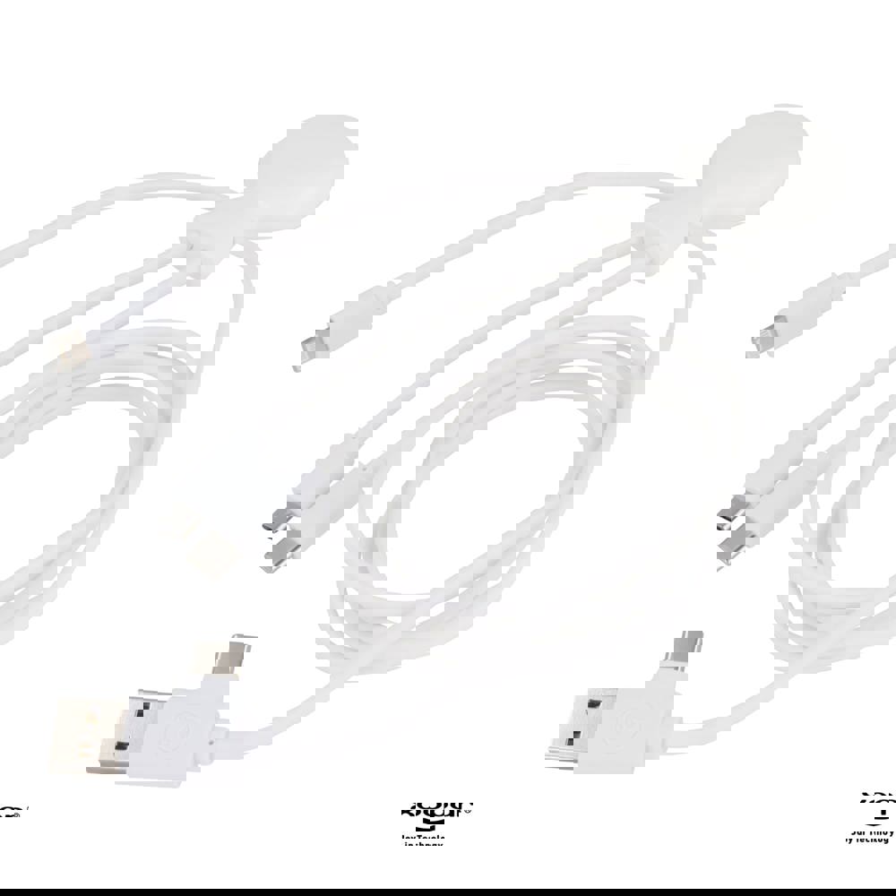 3199 | Xoopar Mr. Bio Powerbank and Cable pack 7000mAh - Weiss