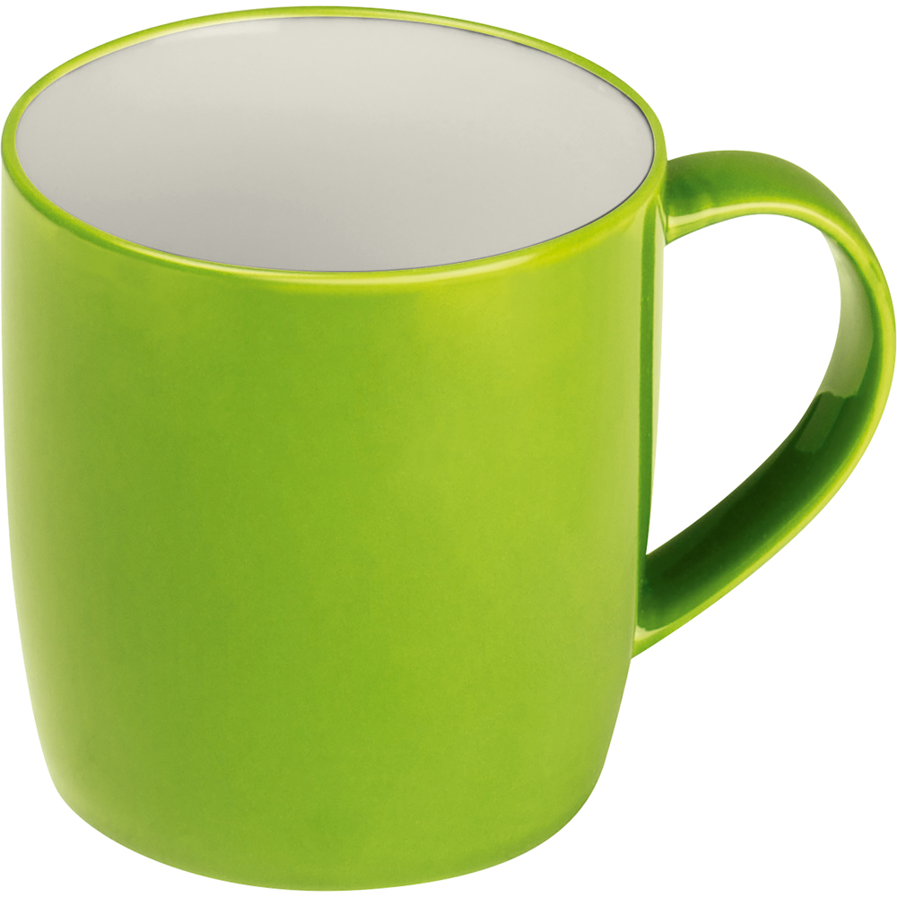 Tasse aus Porzellan, 300ml PIETRO - Apfelgrün