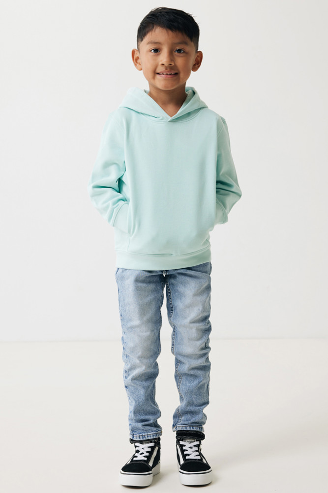 IQONIQ Yengo KidsHoodie mit Seitentaschen aus rec. Baumwolle