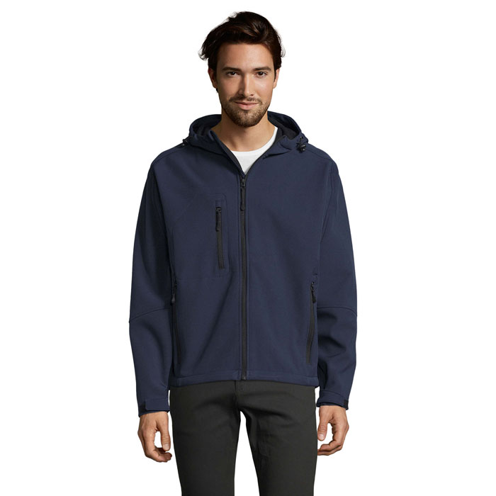 REPLAY MEN - REPLAY HERREN SOFTSHELL - French Navy