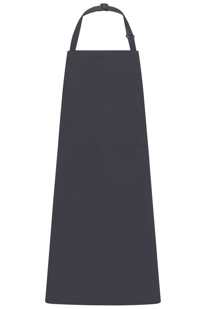 Apron with Bib - Carbon (ca. Pantone 425U)