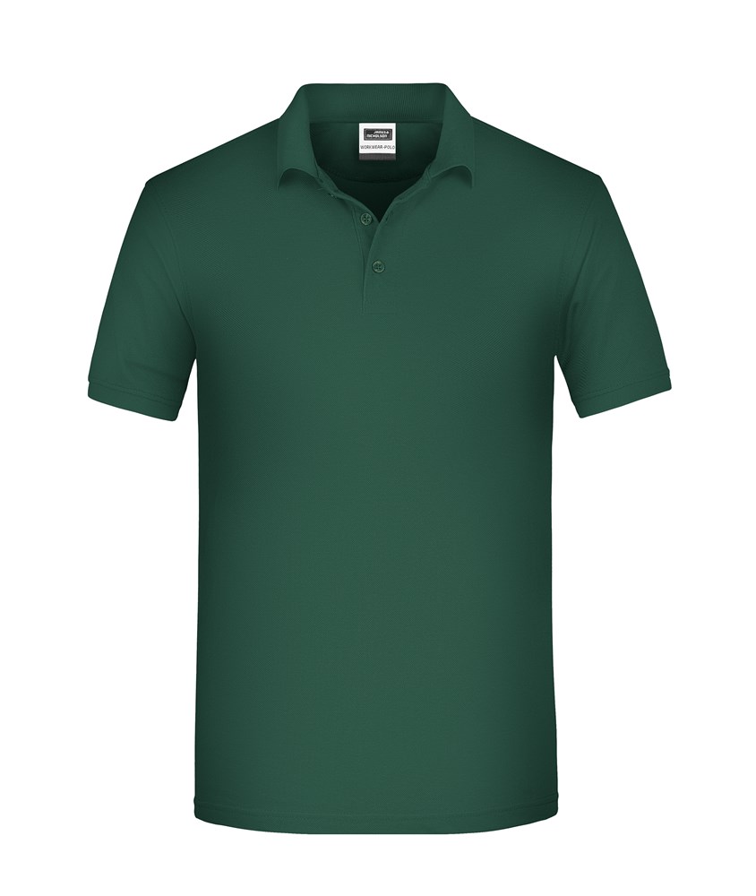 Men's ORGANIC Workwear Polo OCS Blended - Dark-green (ca. Pantone 343C)