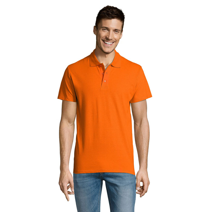 SUMMER II - SUMMER II MEN Polo 170g - Orange
